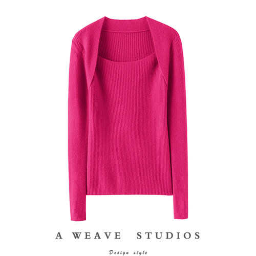 启超高端100%纯山羊绒衫