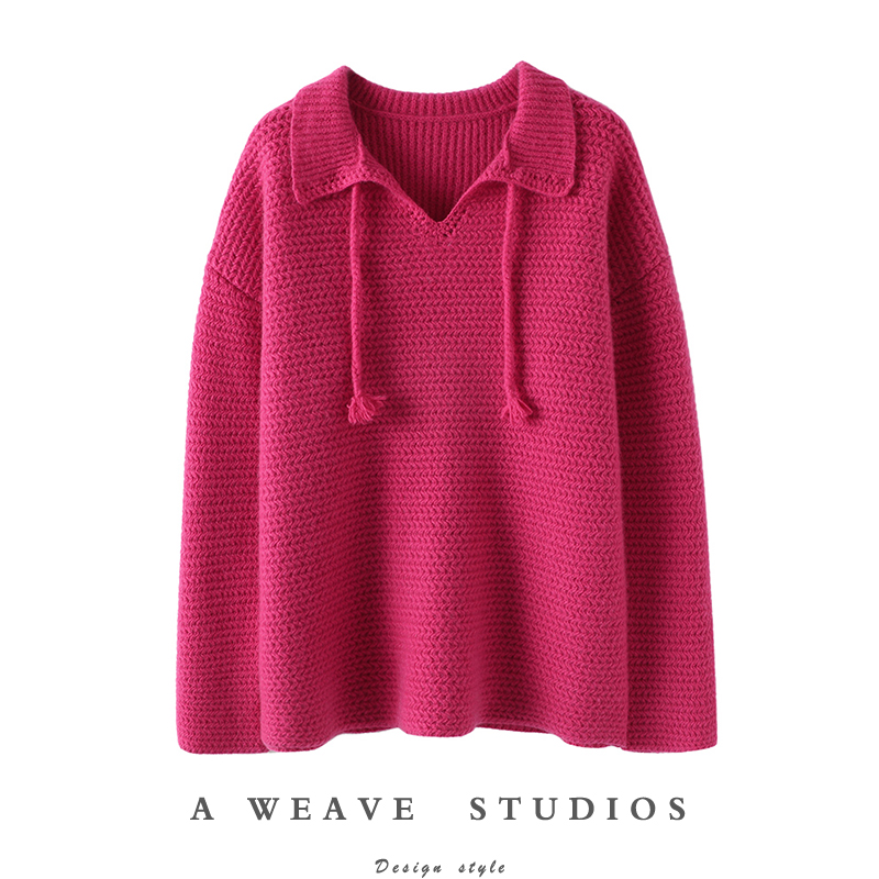 启超官方高端100%纯山羊绒衫