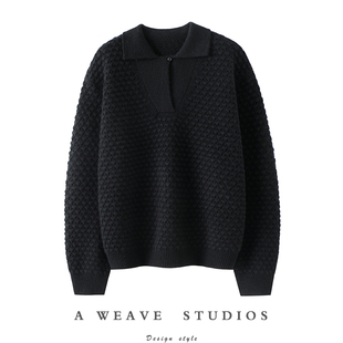 上衣 女纯羊绒毛衣宽松秋冬季 每个色都喜欢啊 加厚100%纯山羊绒衫