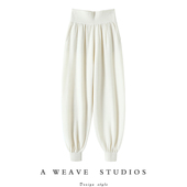 纯羊绒裤 非常难遇 子女外穿宽松 一定要收 休闲灯笼裤 裤 型