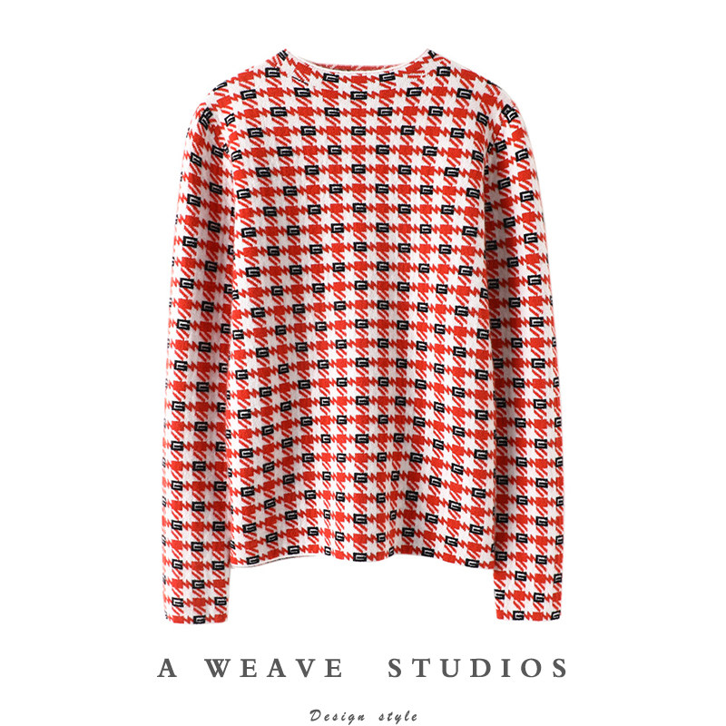 高水准提花！双层加厚100%纯山羊绒衫女半高领羊绒毛衣针织打底衫,女装/女士精品,羊绒衫,淘宝优惠券,粉丝福利购,淘宝优惠卷