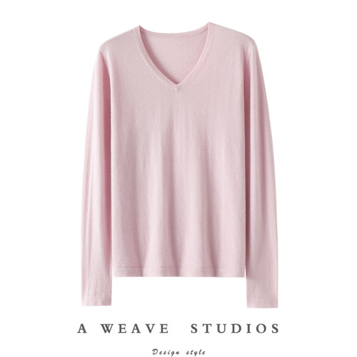 启超官方高端100%纯山羊绒衫