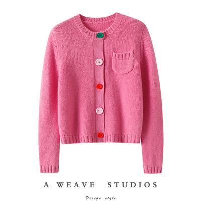 启超官方高端100%纯山羊绒衫