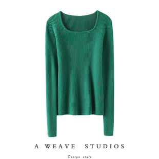 纯羊绒毛衣针织打底衫 上等好货 女圆领修身 多色羊绒衫 随便搭配