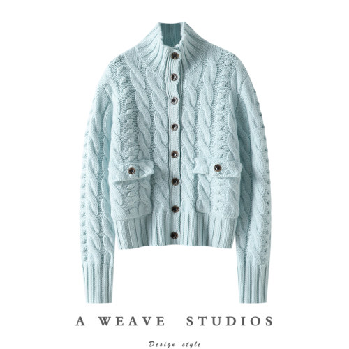 启超官方高端100%纯山羊绒衫