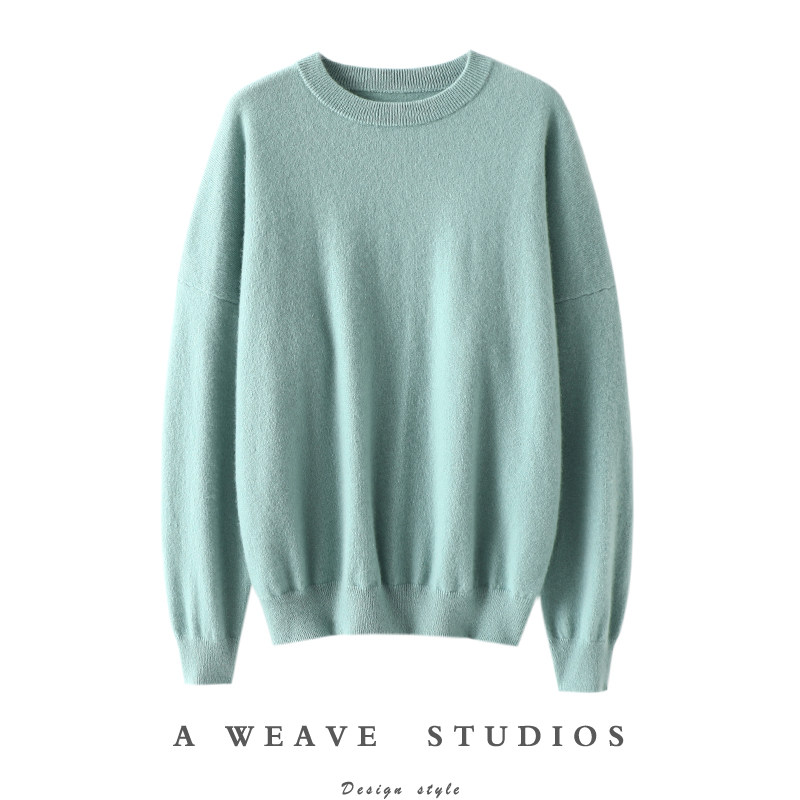 显白提气 强势推荐！圆领山羊绒衫女套头纯羊绒毛衣宽松秋冬新款,女装/女士精品,羊绒衫,淘宝优惠券,粉丝福利购,淘宝优惠卷