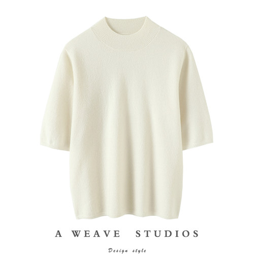 启超高端100%纯山羊绒衫