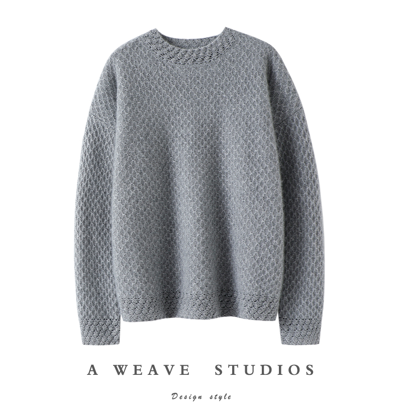 启超官方高端100%纯山羊绒衫