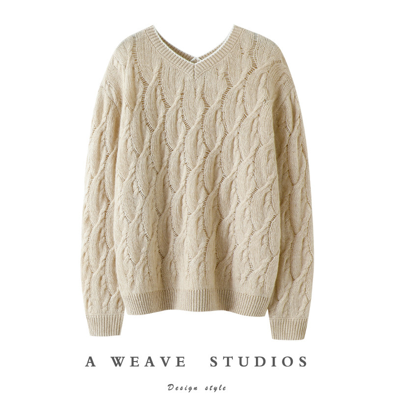 启超官方高端100%纯山羊绒衫