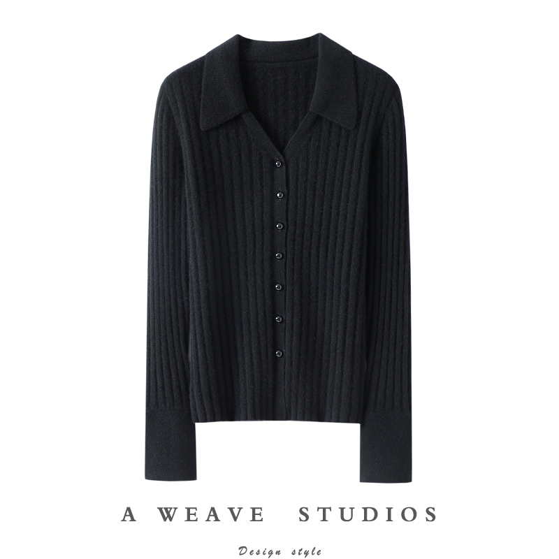 启超官方高端100%纯山羊绒衫