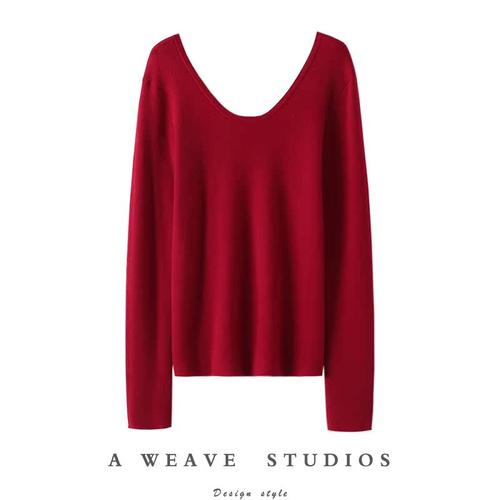 启超官方高端100%纯山羊绒衫