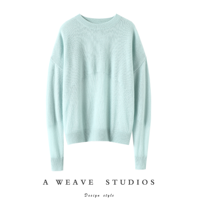 启超高端100%纯山羊绒衫