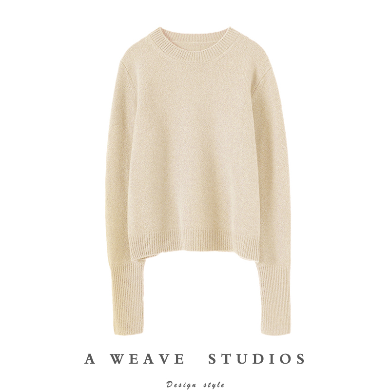 启超高端100%纯山羊绒衫