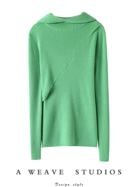 知性褶皱设计上身好美！连帽羊绒衫女纯羊绒毛衣打底衫针织帽衫