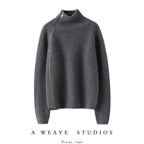 启超高端100%纯山羊绒衫