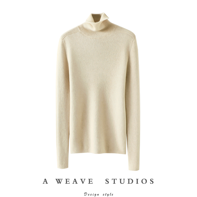 启超高端100%纯山羊绒衫