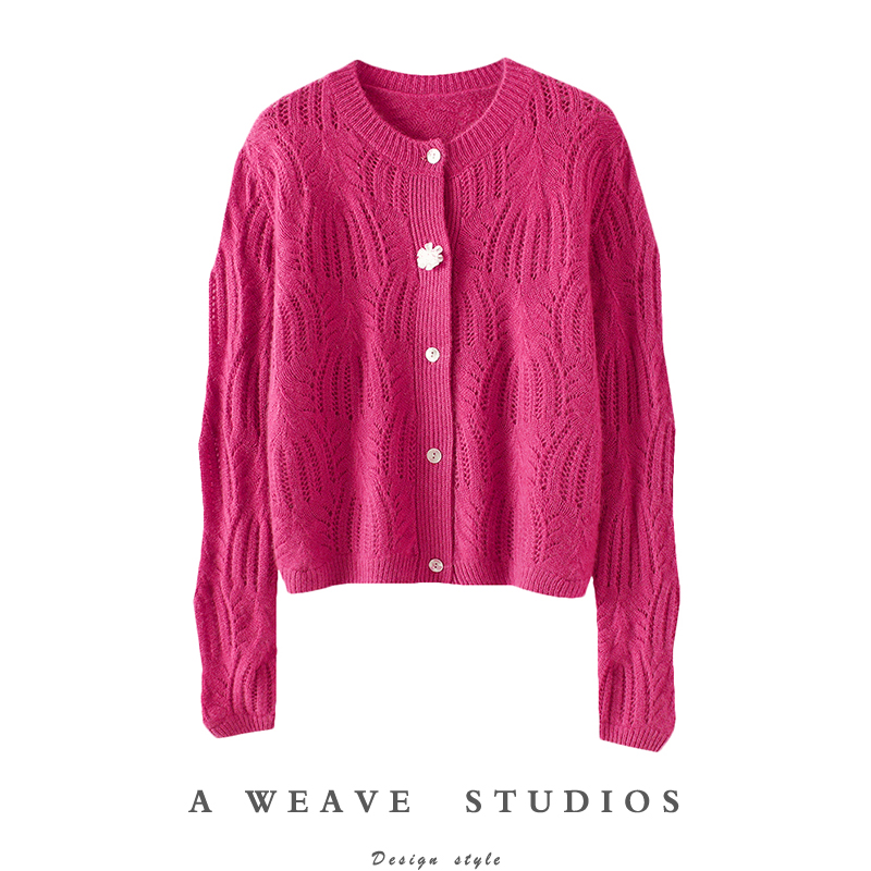 启超高端100%纯山羊绒衫