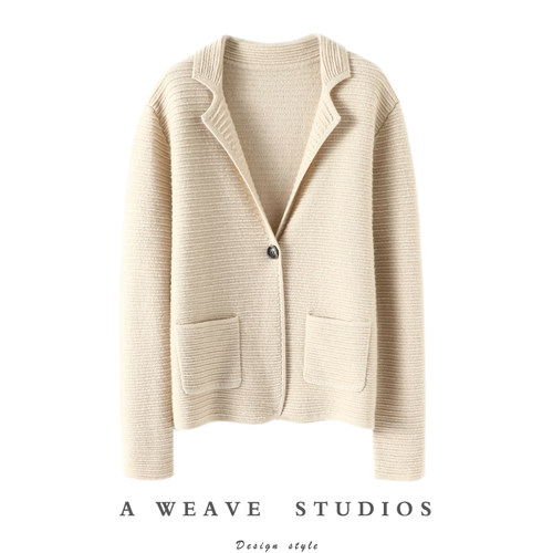 启超高端100%纯山羊绒开衫