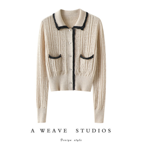 启超官方高端100%纯山羊绒衫