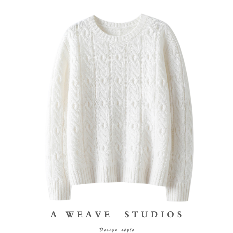 启超官方高端100%纯山羊绒衫