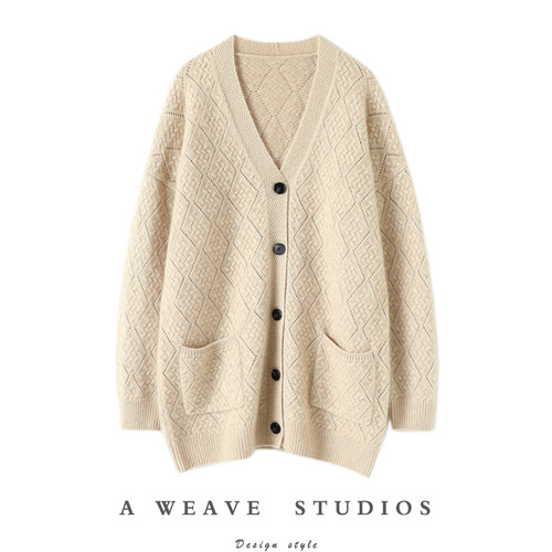 启超官方高端100%纯山羊绒衫