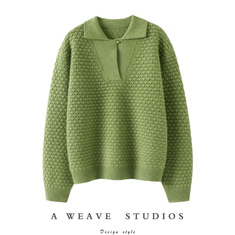 启超官方高端100%纯山羊绒衫