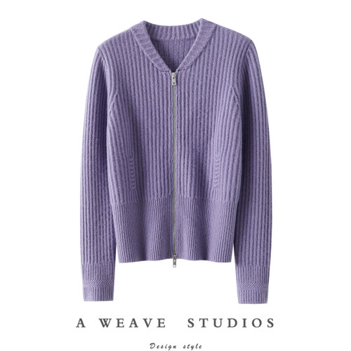 启超官方高端100%纯山羊绒衫