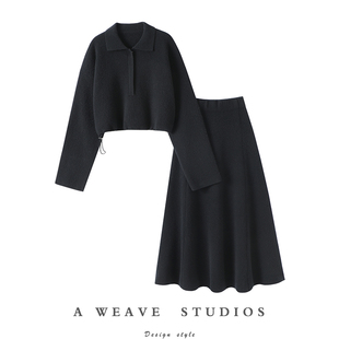 羊绒衫 重磅厚1000克 女100纯羊绒毛衣半身裙A字伞裙 型 实力版