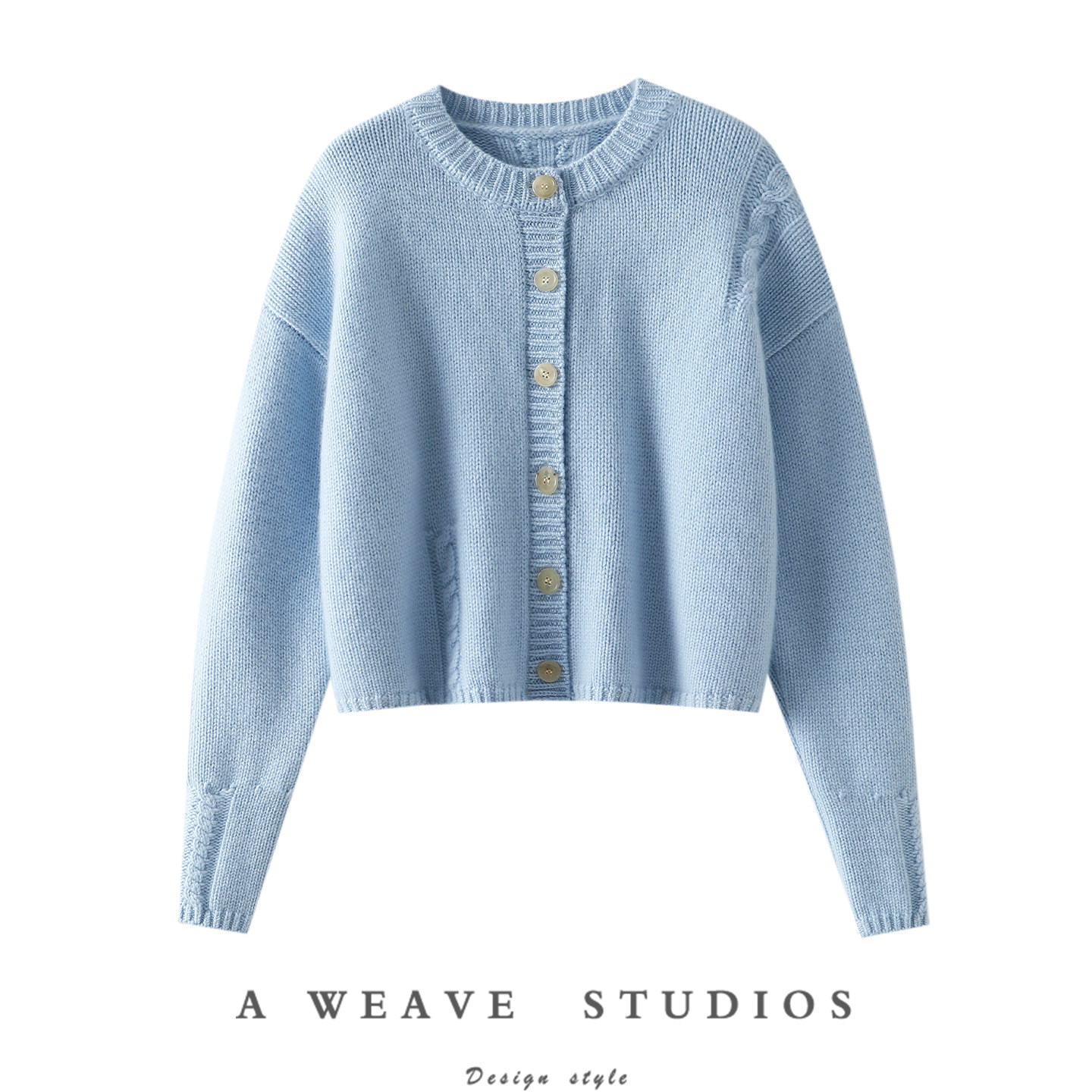 轻松拿捏！"双面穿衣"系列100%纯山羊绒衫女圆领绞花正反两穿秋冬,女装/女士精品,羊绒衫,淘宝优惠券,粉丝福利购,淘宝优惠卷