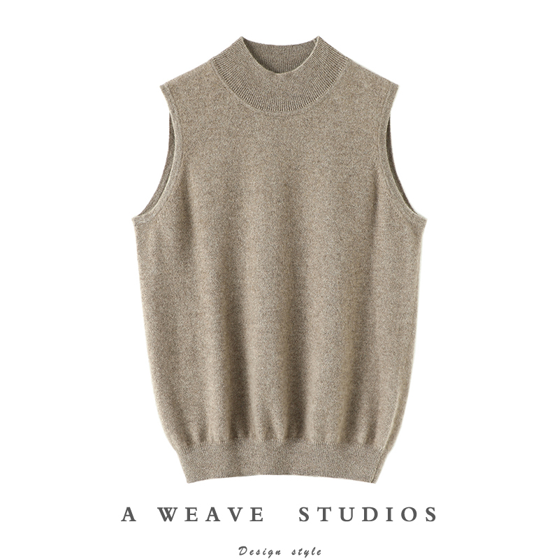 启超高端100%纯山羊绒衫