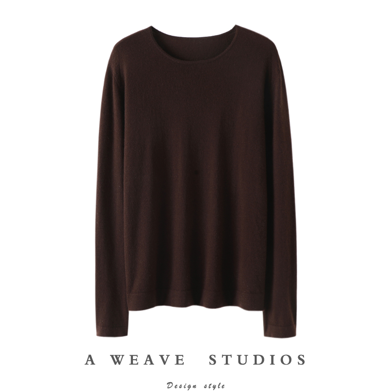 启超官方高端100%纯山羊绒衫