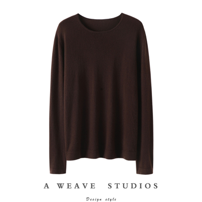 启超官方高端100%纯山羊绒衫