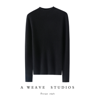 女羊绒毛衣针织打底衫 半高领100%纯山羊绒衫 秋冬 太好搭了 哇