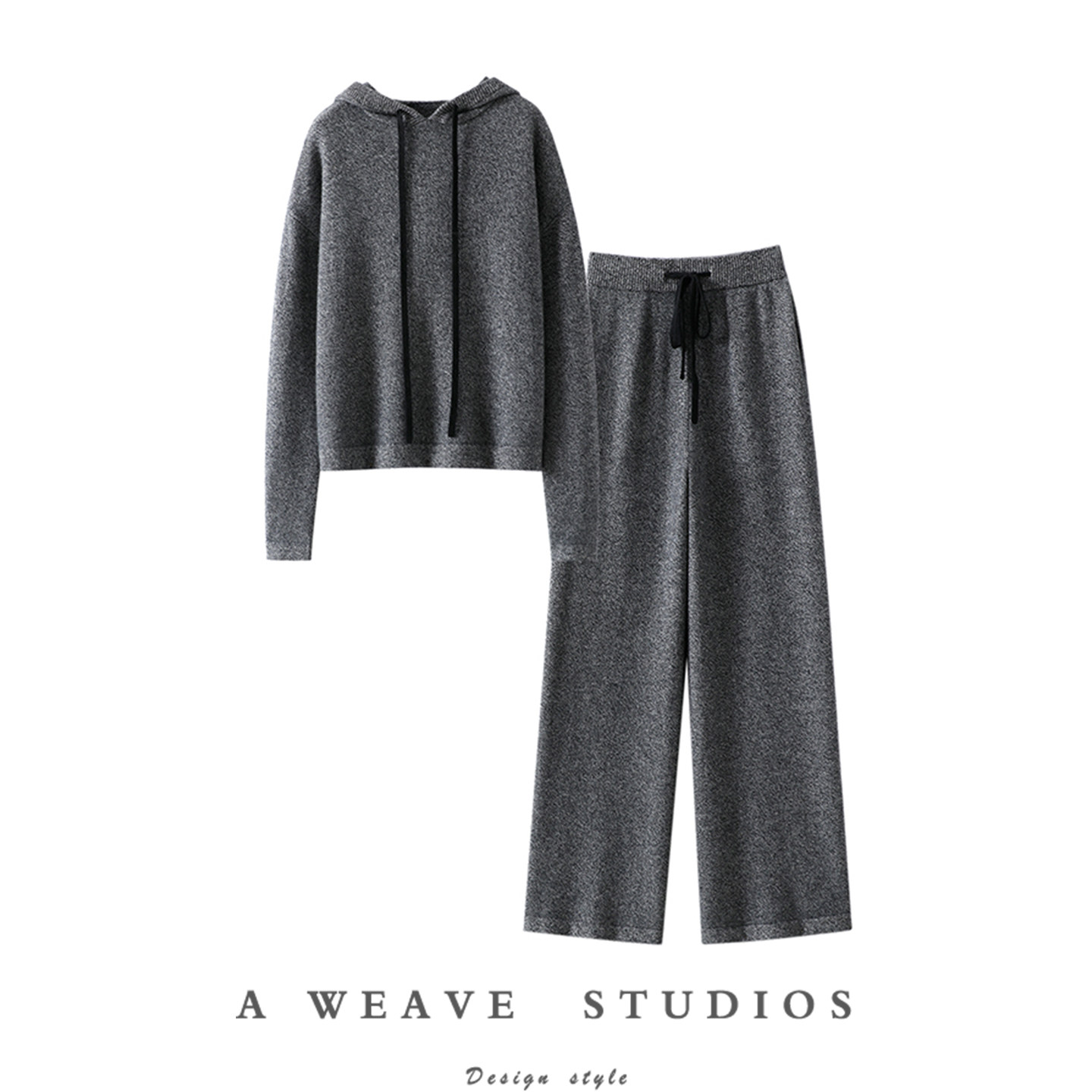 无形的气质感！加厚100%纯山羊绒衫女连帽毛衣羊绒裤子外穿套装,女装/女士精品,羊绒衫,淘宝优惠券,粉丝福利购,淘宝优惠卷