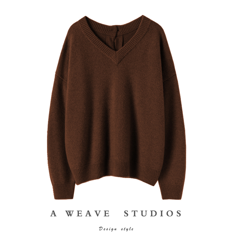 启超官方高端100%纯山羊绒衫