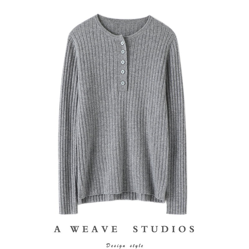 启超高端100%纯山羊绒衫