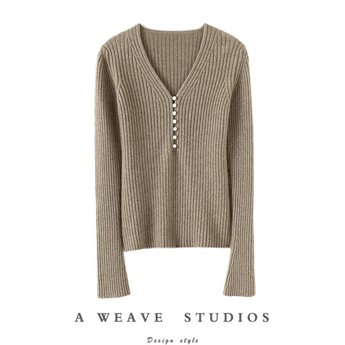 启超官方高端100%纯山羊绒衫