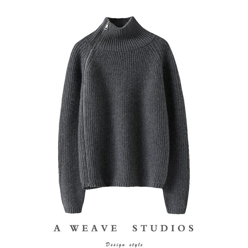 启超官方高端100%纯山羊绒衫