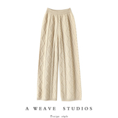 休闲裤 爱疯了这好版 加厚羊绒裤 子女外穿直筒裤 型 一穿上瘾