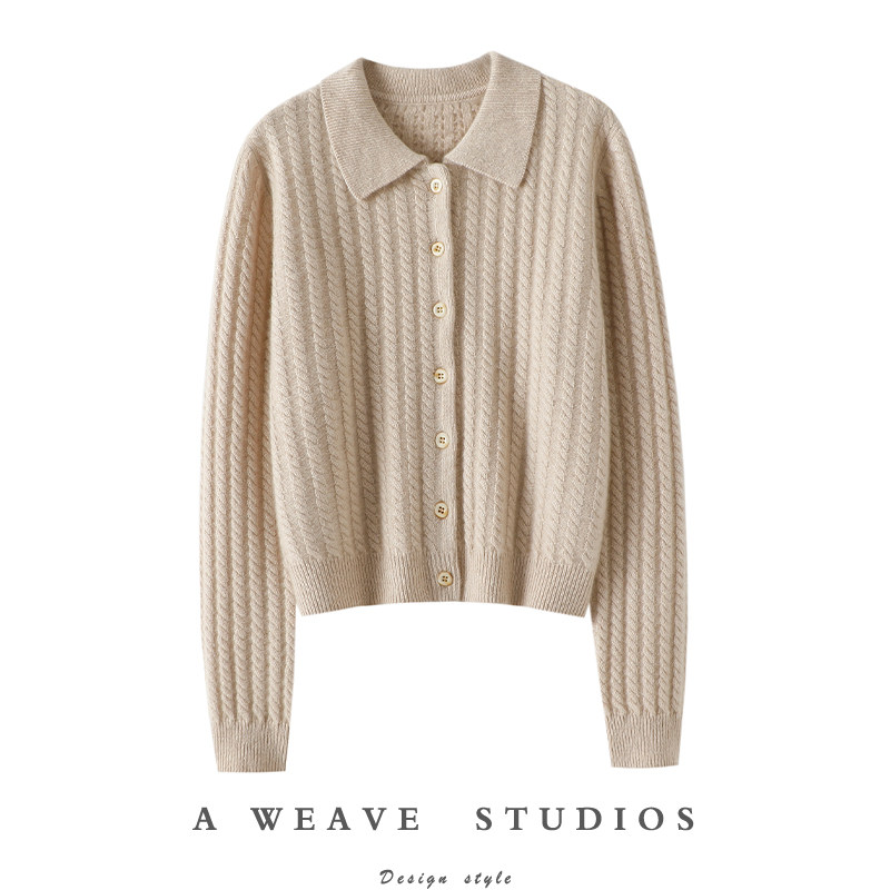 启超烟雨梦境！加厚100%纯羊绒衫女开衫秋冬宽松毛衣针织开衫外套,女装/女士精品,羊绒衫,淘宝优惠券,粉丝福利购,淘宝优惠卷