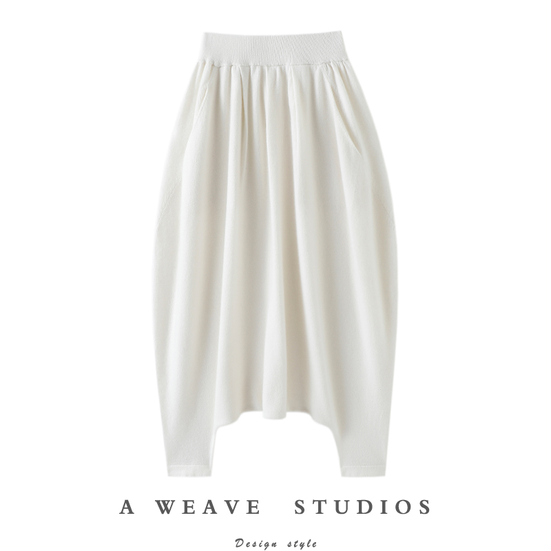 启超官方高端100%纯山羊绒裤