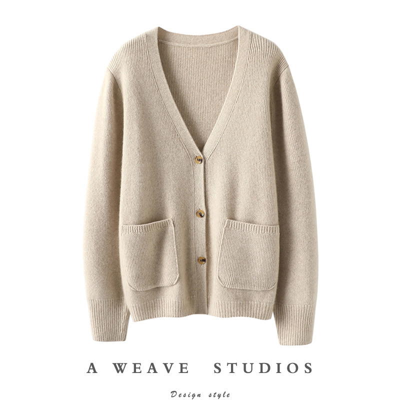 一眼看上就能入！重磅加厚V领羊绒开衫女纯羊绒毛衣针织开衫外套,女装/女士精品,羊绒衫,淘宝优惠券,粉丝福利购,淘宝优惠卷