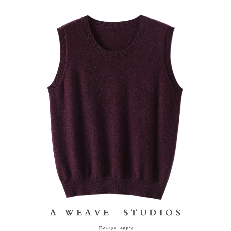 启超高端100%纯山羊绒衫