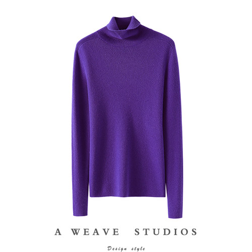 启超高端100%纯山羊绒衫