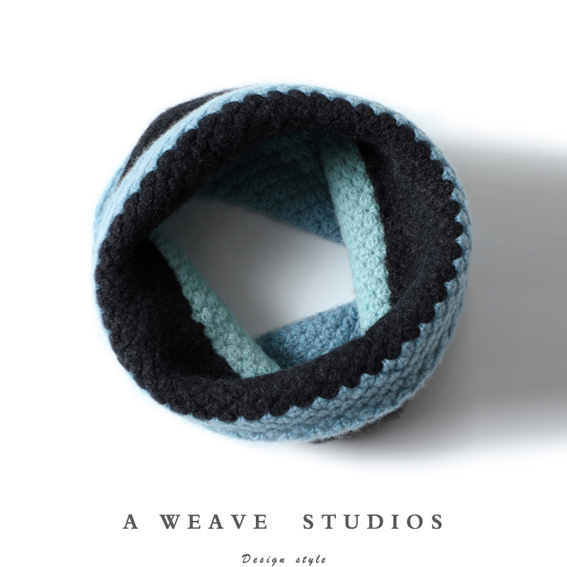 启超官方高端100%纯山羊绒脖套