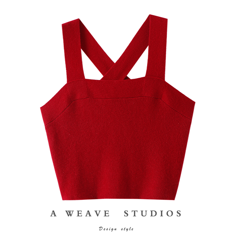 启超官方高端100%纯山羊绒背心