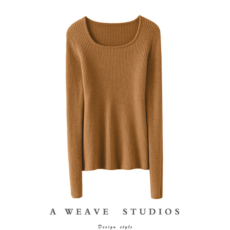 通勤风向标！山羊绒衫100纯羊绒女圆领修身毛衣针织打底衫秋冬,女装/女士精品,羊绒衫,淘宝优惠券,粉丝福利购,淘宝优惠卷