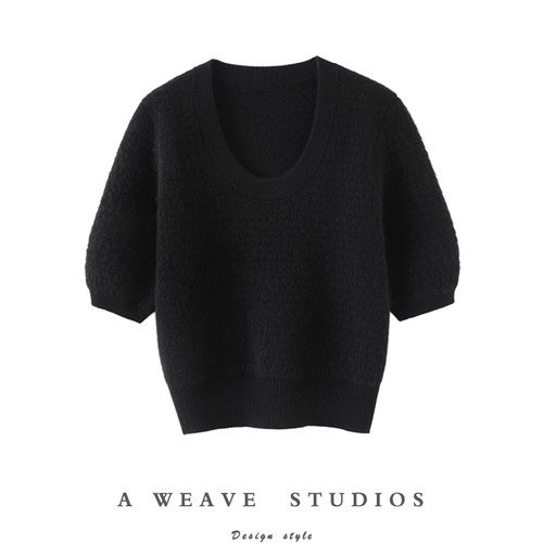 启超高端100%纯山羊绒衫