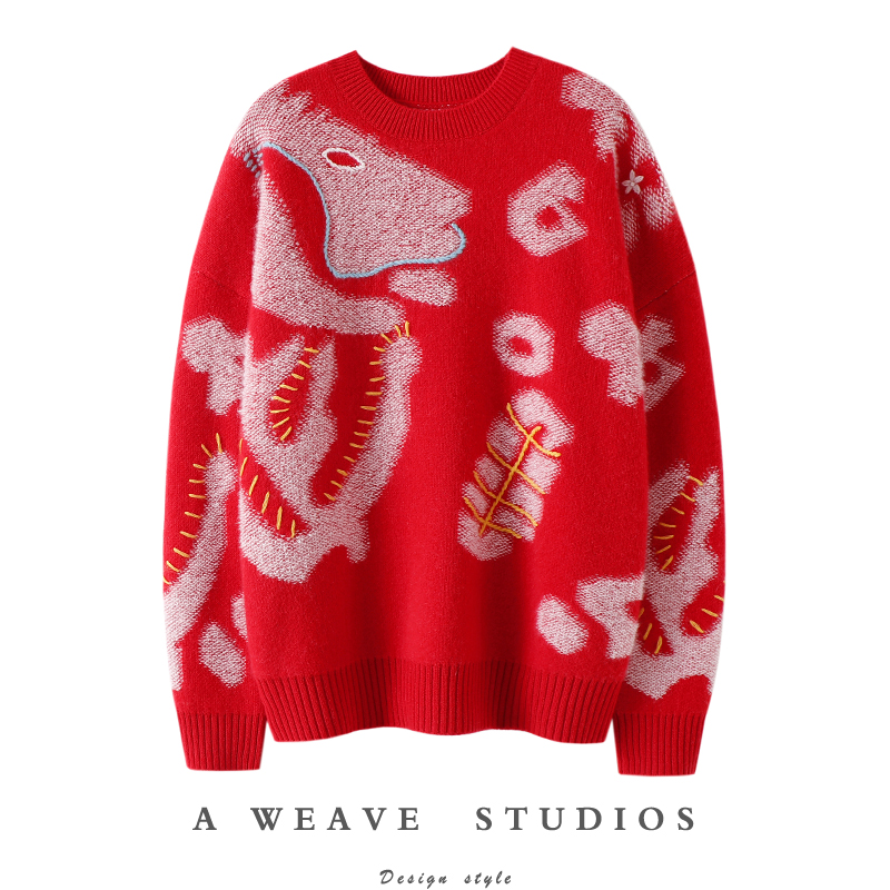 启超官方高端100%纯山羊绒衫