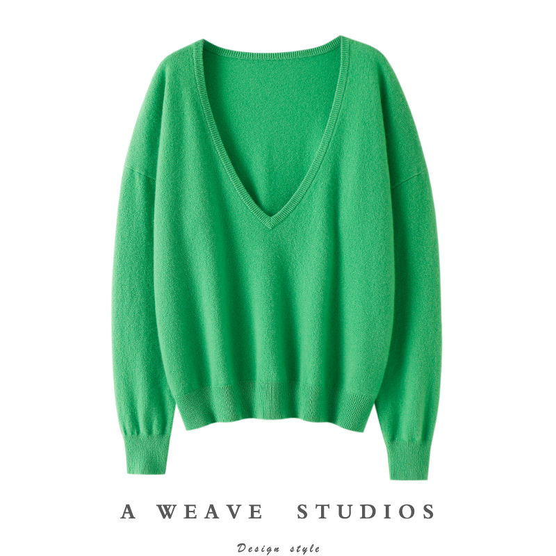 启超官方高端100%纯山羊绒衫